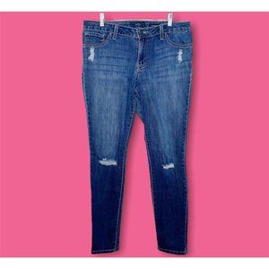 Jessica simpson distressed kiss mee jeggings